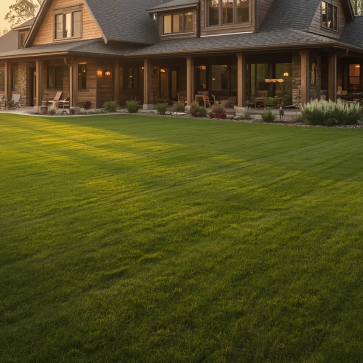 Landscaping crew rolling out fresh green sod grass installation in New Braunfels TX